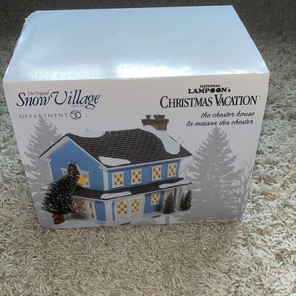 NIB Department 56 Snow Village National Lampoons Christmas Vacation The Chest